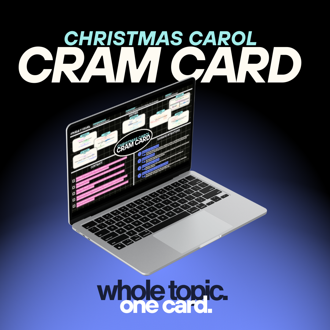 Christmas Carol CRAM CARD