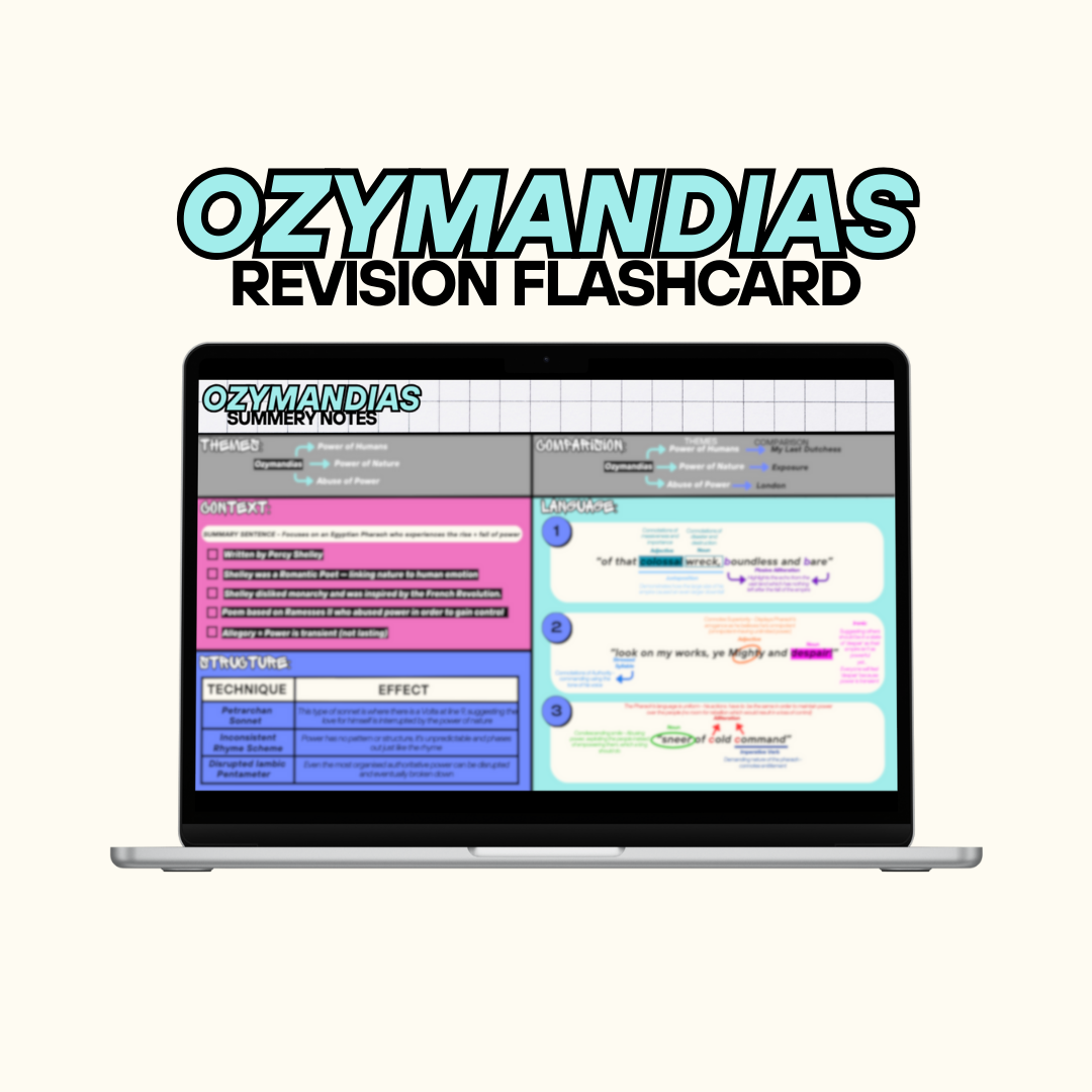 OZYMANDIAS Revision Flashcard