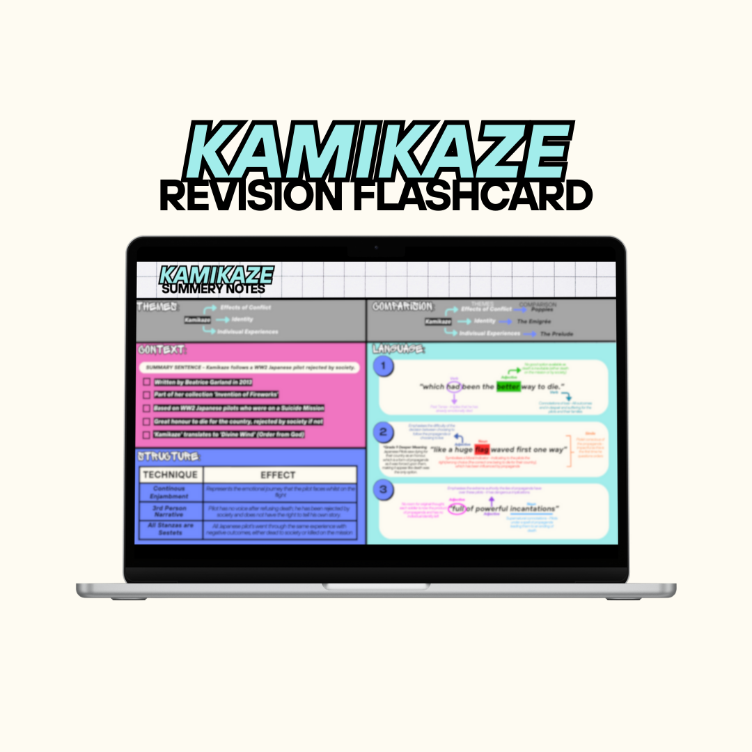 KAMIKAZE Revision Flashcard