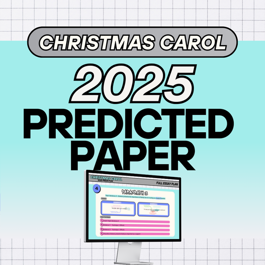 Christmas Carol PREDICTED PAPER (2025)