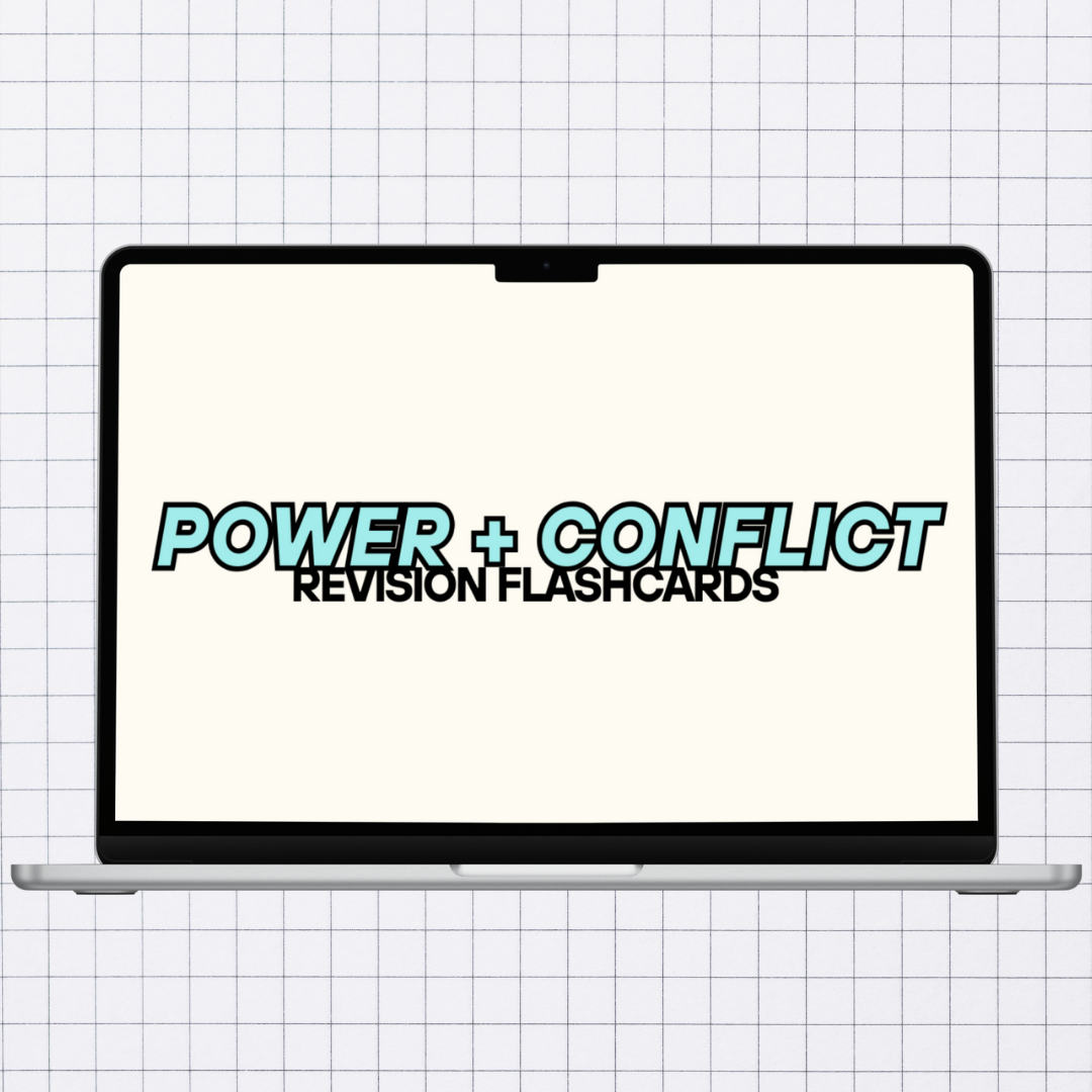 Power and Conflict Poetry Revision Flashcards