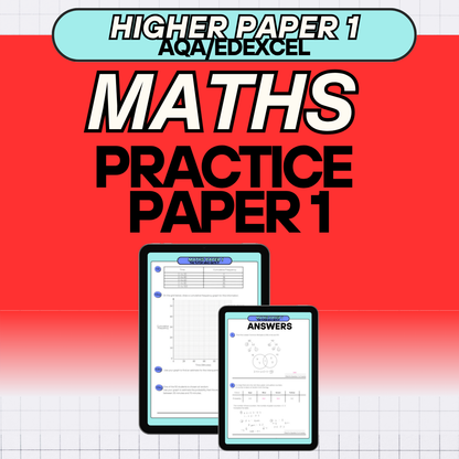 Maths PRACTICE PAPER 1 - Higher