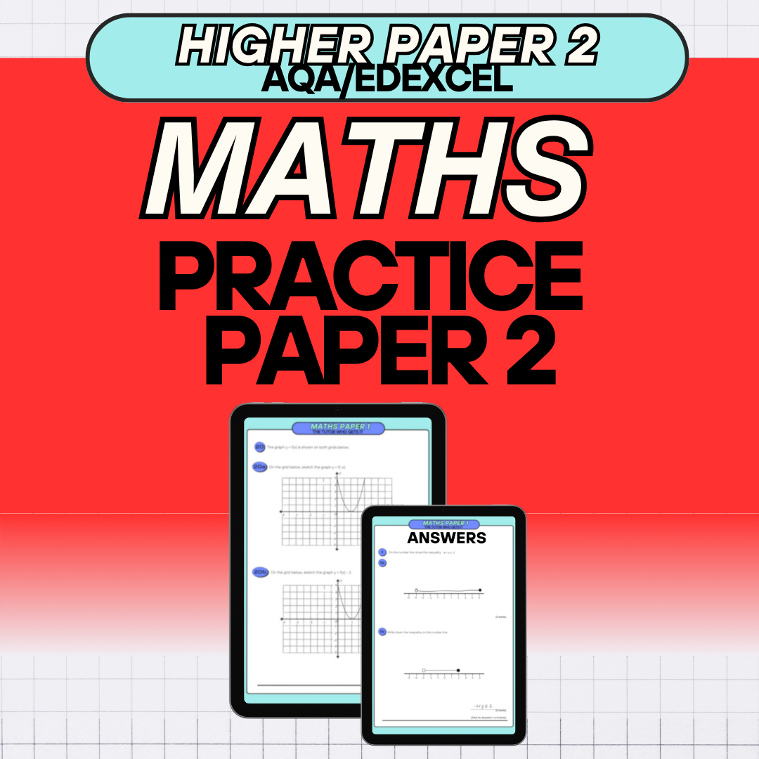 Maths Practice Paper 2 - Higher