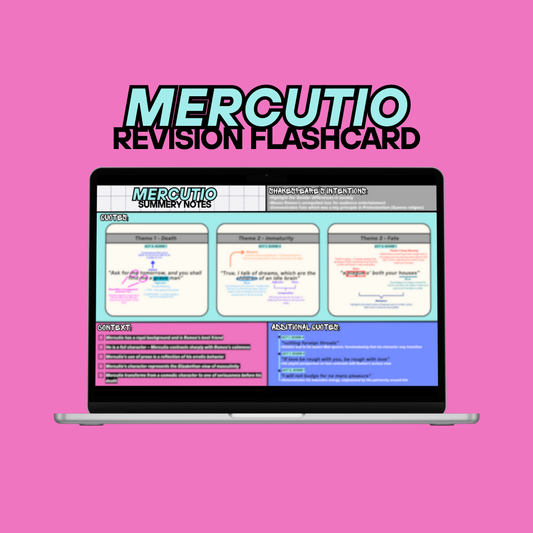 MERCUTIO Revision Flashcard