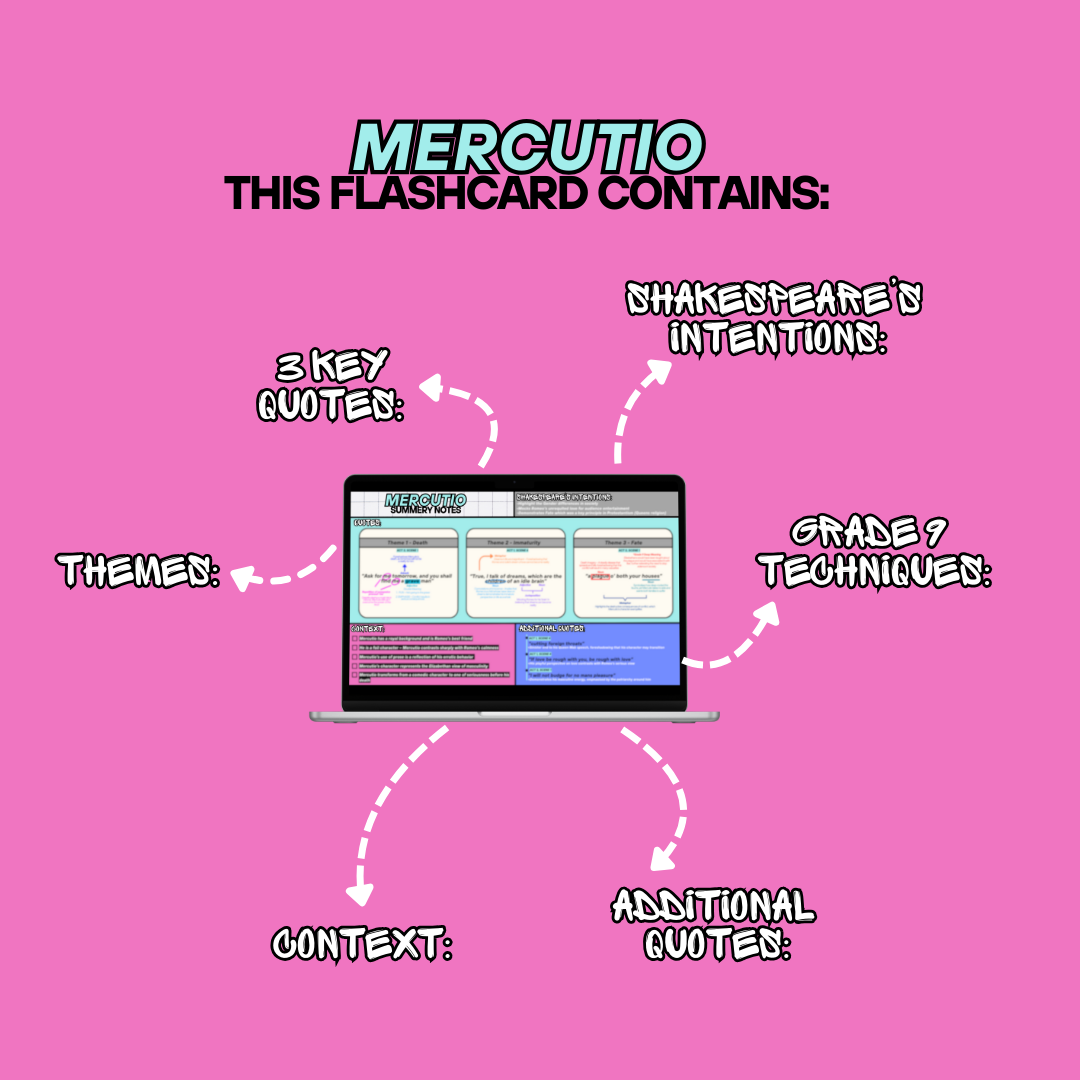 MERCUTIO Revision Flashcard