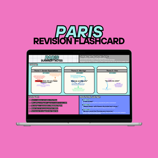 PARIS Revision Flashcard