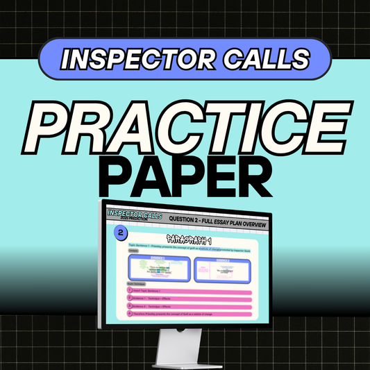 Inspector Calls PRACTICE PAPER