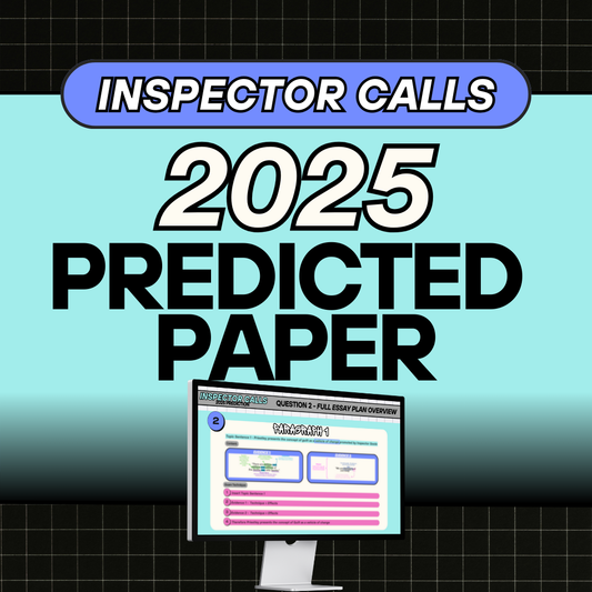 Inspector Calls PREDICTED PAPER (2025)