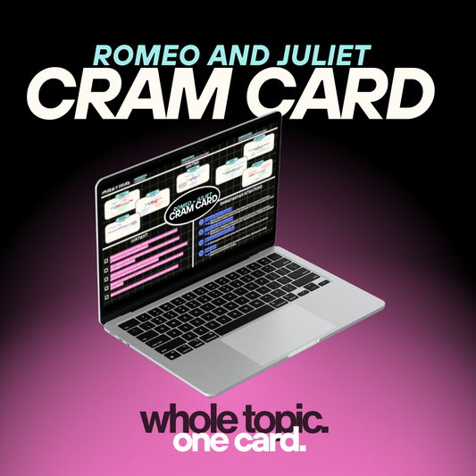 Romeo and Juliet CRAM CARD